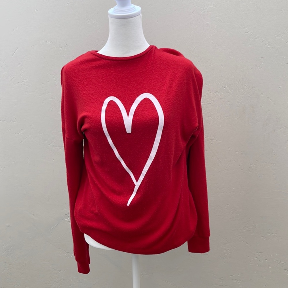 Red heart shirt GB Fashion Brand